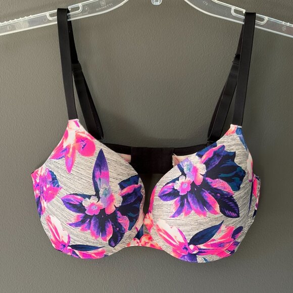 Victoria's Secret Other - Victoria' Secret PINK Wear Everywhere Push-Up Padded Floral Bra Size 36D